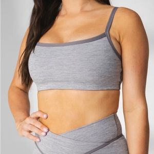 Daydream square bra - concrete marl